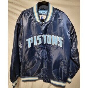 Vintage Detroit Pistons Starter x Ty Mopkins Full Snap Jacket